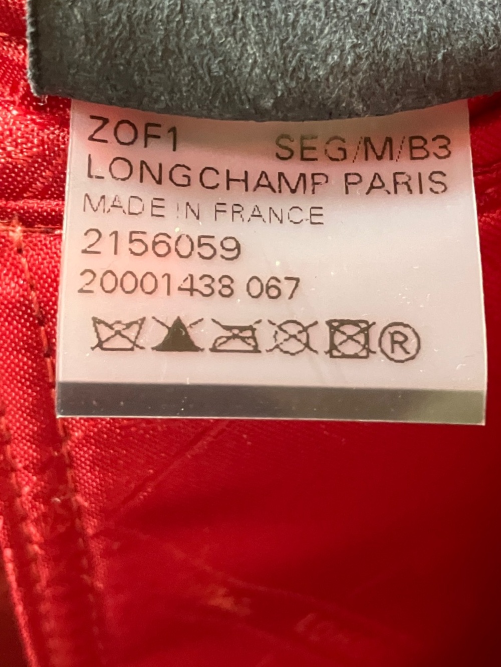 Longchamp Paris Backpack Black White Large Logo - Picture 9 of 9